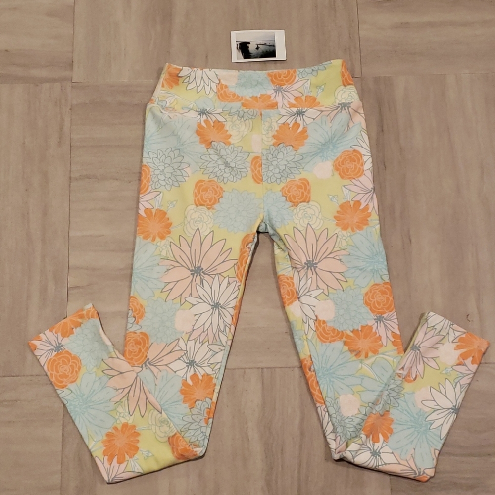 LuLaRoe OS floral leggings